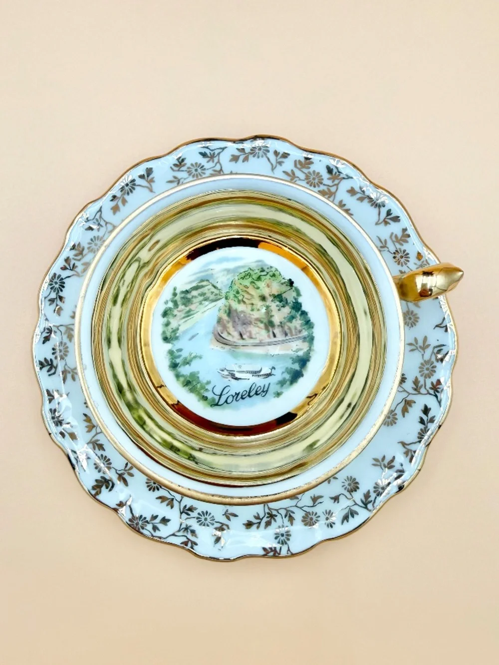 Vintage Sch & K Bavaria Wiesau-Schönhau Demitasse Cup & Saucer Loreley